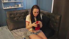 Caught in Stepsister's Room Sniffing Panties (ft Annie Rose)