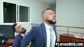 PlayingMen.com - Vicious men bangs Andrea Suarez'_s tight workmate hole