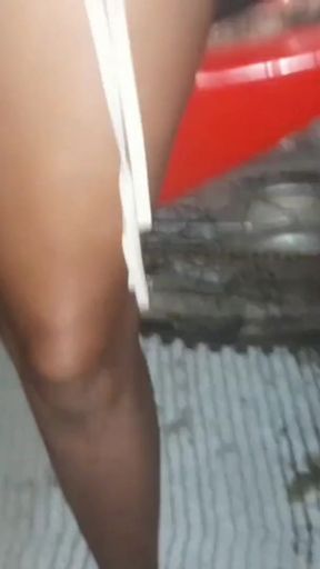 After the party my friend's girlfriend gave me her ass on the street   Clip 1