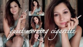 Quiet Morning Cigarette (in a Sexy Dress)