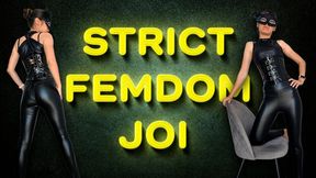 Kneel & Obey My Leather Ass | Strict Femdom JOI Countdown