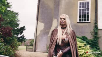 Elven Passion Ignites: Hardcore Blonde Blowjob