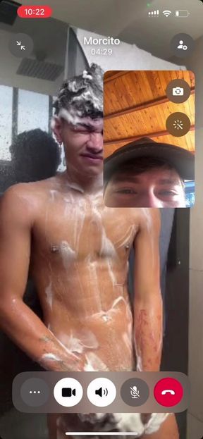 I Shower with My Heterosexual Friend Over a Video Call