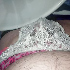 Crossdress bitch cum