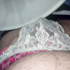 Crossdress bitch cum