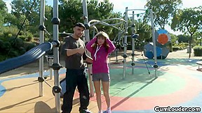 Bitch Legal Age teenager 18+ Gina Gerson loving to slip around on a large Shlong
