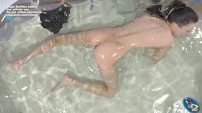 Dragon Naked gymnast masturbates with a ball FHD