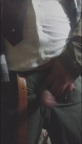 Daddy's long dick in a suit