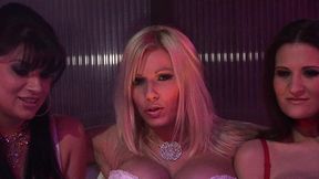 michelle thorne tries out being a lesbian with the other hot whores lezley zen, jodie james and austin kincaid