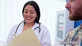 Dr. Amber's snug Latina rear takes a massive member in the hospital