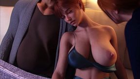 Step Mom Cassies Dropped Out Boobs And The Pervertion Of Futanari Lunas Hard On Huge Dick
