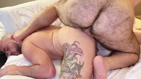 Helicopter Fuck: Tattooed Stud Drenched in My Cum