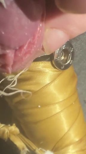 Cock Head Burning Punishment