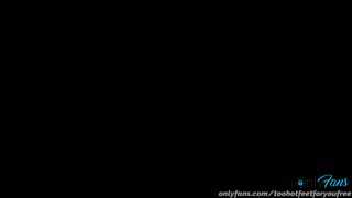 Dirty feet sandals shoejob &amp; footjob in car