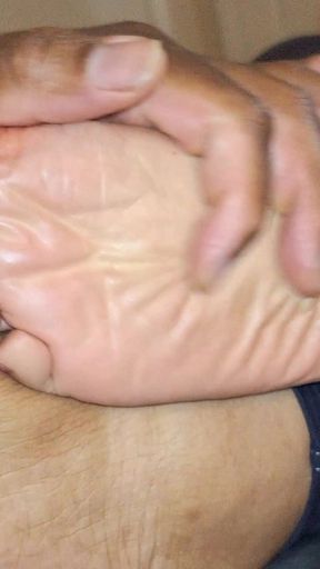 Krystal Stops by Footman's Home for Her Foot Worship Experience 4K HD