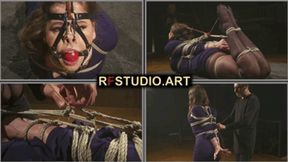 Patty in Ropes - Strict Hogtie, Ballgag Harness and Embarrassing Nosehook (FULL HD MP4)