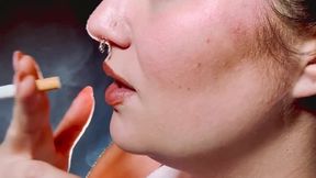 Custom Up-Close Smoking & Talking - Extreme Back lighting