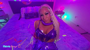Platinum Braided Pamela Worships Brian Omally's Cock On Her Knees!