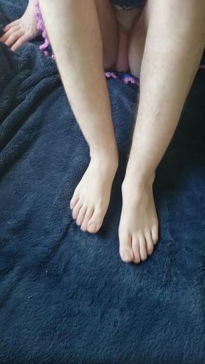 Toenail Painting and Chatting