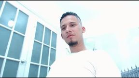 Handsome Latino Chatting and Flirting