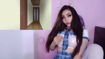 xMelinaMx - Melina's Horny Reaction as Her Neior's Spouse Plays Video Games - Hentai Amanee Ep. 2