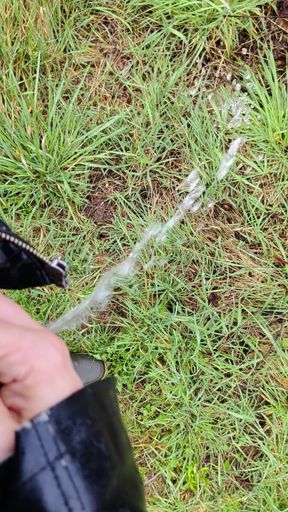 Outdoor Piss in the Rain