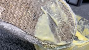 Lick custard off my feet, then lick it off my dirty slippers