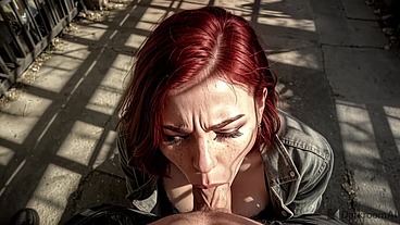 I picked up a hot hooker and am fucking her in an alleyway [AI]