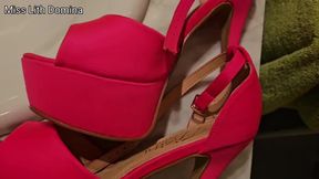 heels with cum / tacones lefados