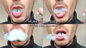 Smoking Muratti red 100s IYF 071224 SLOW 120 fps