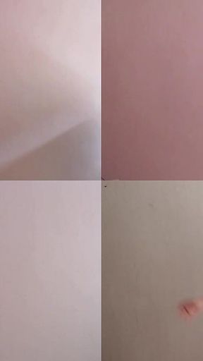 Posing Naked in 4 Screens