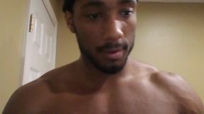 Ebony Model John Works out and Chats
