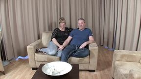Sexy blonde experienced one takes stunning cum load