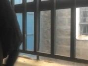 ALMOST CAUGHT BY NEIGHBORS WANKING THROUGH THE WINDOW