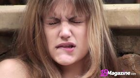 All Natural y. Lilly Lucky Masturbates Her Creamy Coed Coochie!