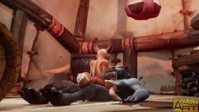 Tripple P Ayasz gets wrecked rough gay vulpera fucked