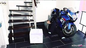 ”German Neighbour STEP MOM Seduce Young Guy To Cheating Sex”