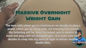 Massive Overnight Weight Gains