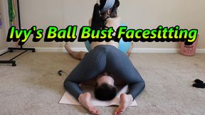 Ivy's Ball Bust Facesitting