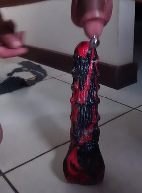 i play with my destructor dildo