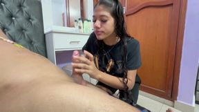 My Big Titted Latina Girlfriend Gives Me a Nice Blowjob and Lets Me Stick My Rich Cock up Her Tight Ass