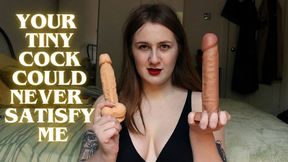 Your Tiny Cock Could Never Satisfy Me (Small Penis Humiliation + Femdom)