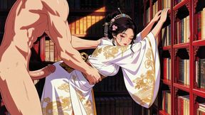 Japanese Showa style, beautiful young woman, exquisite painting style. Hope you will like it. The first episode, AI-generated