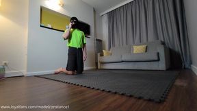 BTS Video Mixed Wrestling Kelso vs Constance Part 3