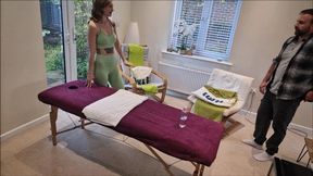 New Student Masseuse spy Massage (second angle)