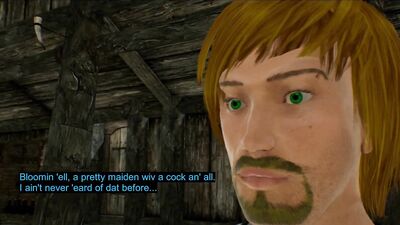 Futa, the humongous dicked up slut, takes a humongous dick from her husband