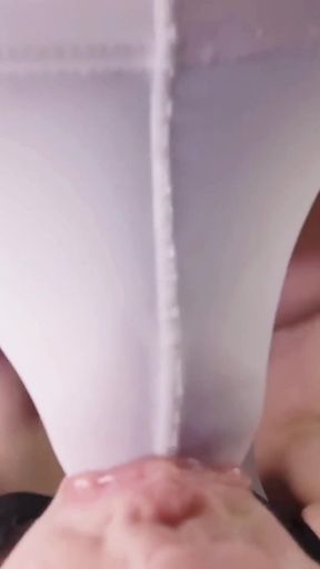 I Lick and Suck Dick and Spit Through Satin Panties - Female POV