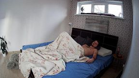 Bedroom 4: Kamila &amp; Danildo Morning Blowjob - Real Life Cam Amateur Couple