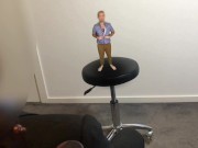 AN UNEXPECTED FRIENDSHIP - MY TINY FOOT WORSHIPER - MANLYFOOT - MACROPHILIA- FOOT FETISH 🦶