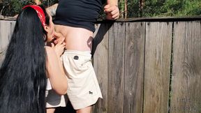 Behind the Scenes - Blowjob, Facefuck & Cum in Throat